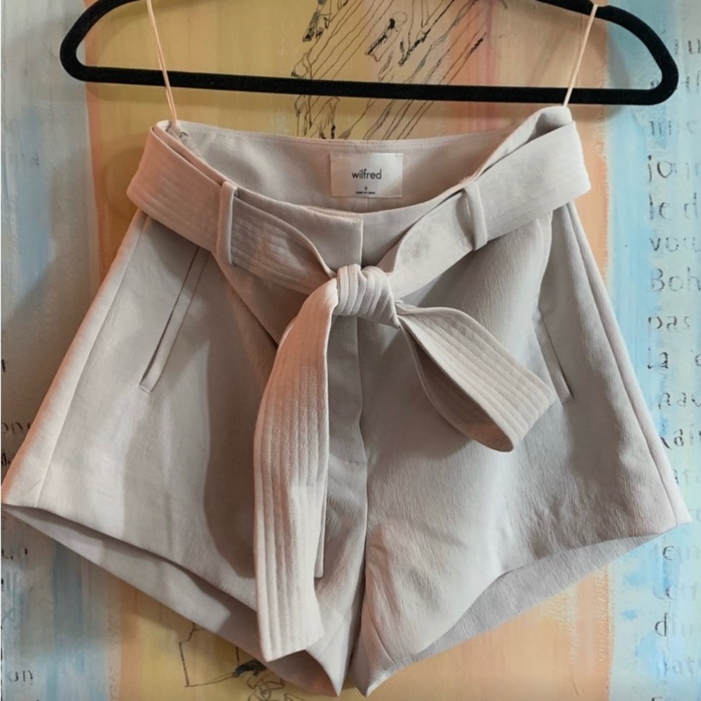 Aritzia Wilfred Tie-Front Short